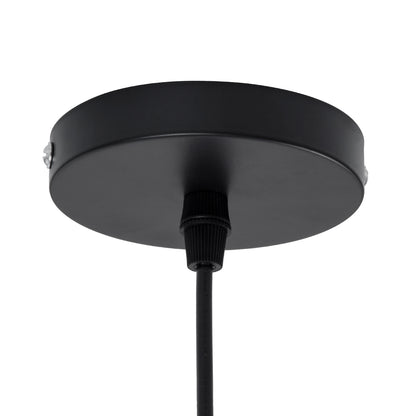 ALOHA 01752 Boho Κρεμαστό Φωτιστικό Καμπάνα Μονόφωτο 1 x E27 IP20 Καφέ Σχοινί - Μ43 x Π43 x Y46cm