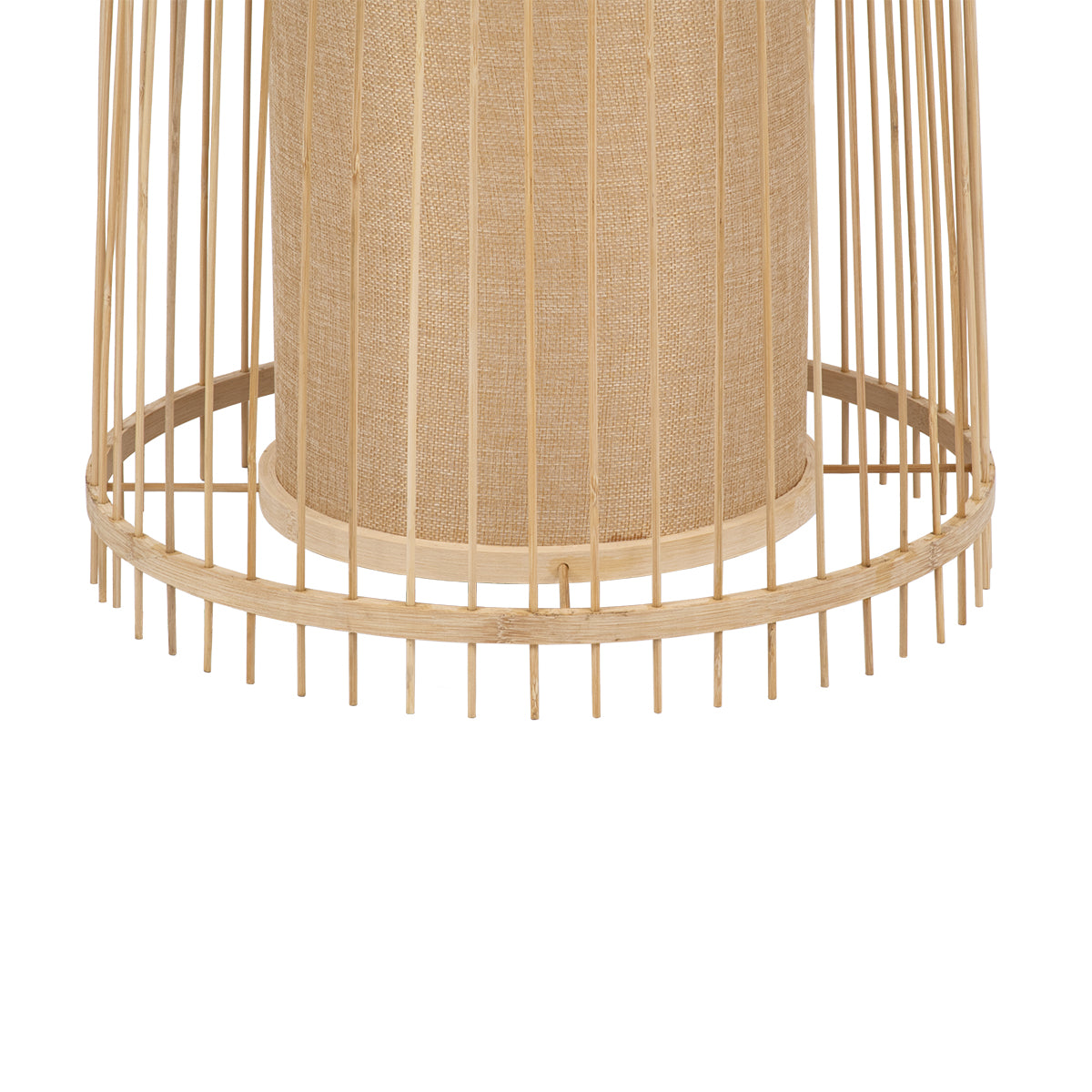 AZORES 01755 Boho Επιδαπέδιο Φωτιστικό με Ντουί 1 x E27 AC 220-240V IP20 - Μπεζ - Μ40 x Π40 x Υ150