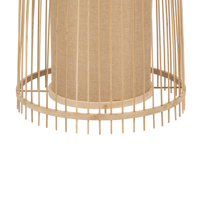 AZORES 01755 Boho Επιδαπέδιο Φωτιστικό με Ντουί 1 x E27 AC 220-240V IP20 - Μπεζ - Μ40 x Π40 x Υ150