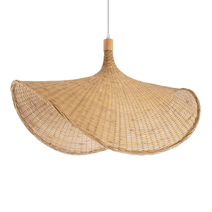 CUBA 01767 Boho Κρεμαστό Φωτιστικό Οροφής με Ντουί 1 x E27 AC 220-240V IP20 - Μπεζ - Μ80 x Π80 x Υ49