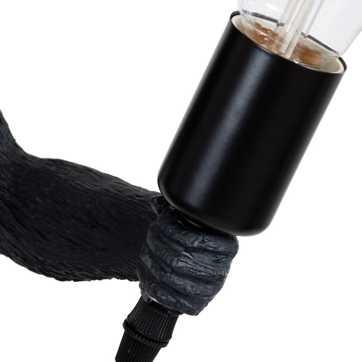 APES 01801 Μοντέρνο Κρεμαστό Φωτιστικό Οροφής με Ντουί 1 x E27 AC 220-240V IP20 - Μαύρο & Μπεζ - Μ26 x Π28 x Υ69