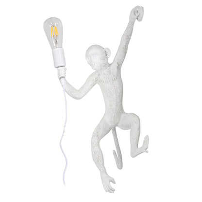 APES 01805 Μοντέρνο Φωτιστικό Τοίχου - Απλίκα με Ντουί 1 x E27 AC 220-240V IP20 - Λευκό - Μ34 x Π31 x Υ61