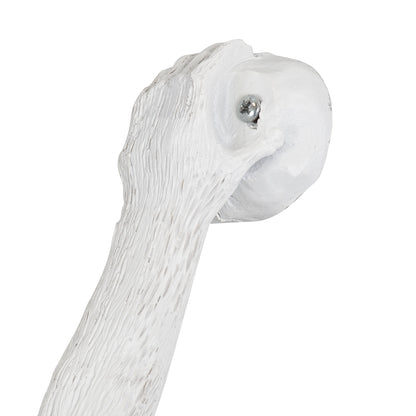 APES 01805 Μοντέρνο Φωτιστικό Τοίχου - Απλίκα με Ντουί 1 x E27 AC 220-240V IP20 - Λευκό - Μ34 x Π31 x Υ61