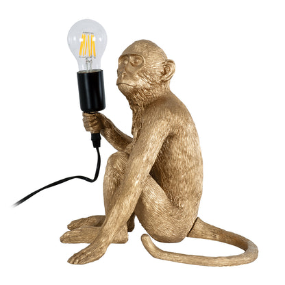 APES 01809 Μοντέρνο Επιτραπέζιο Φωτιστικό Πορτατίφ με Ντουί 1 x E27 AC 220-240V IP20 - Χρυσό - Μ30 x Π27 x Υ30