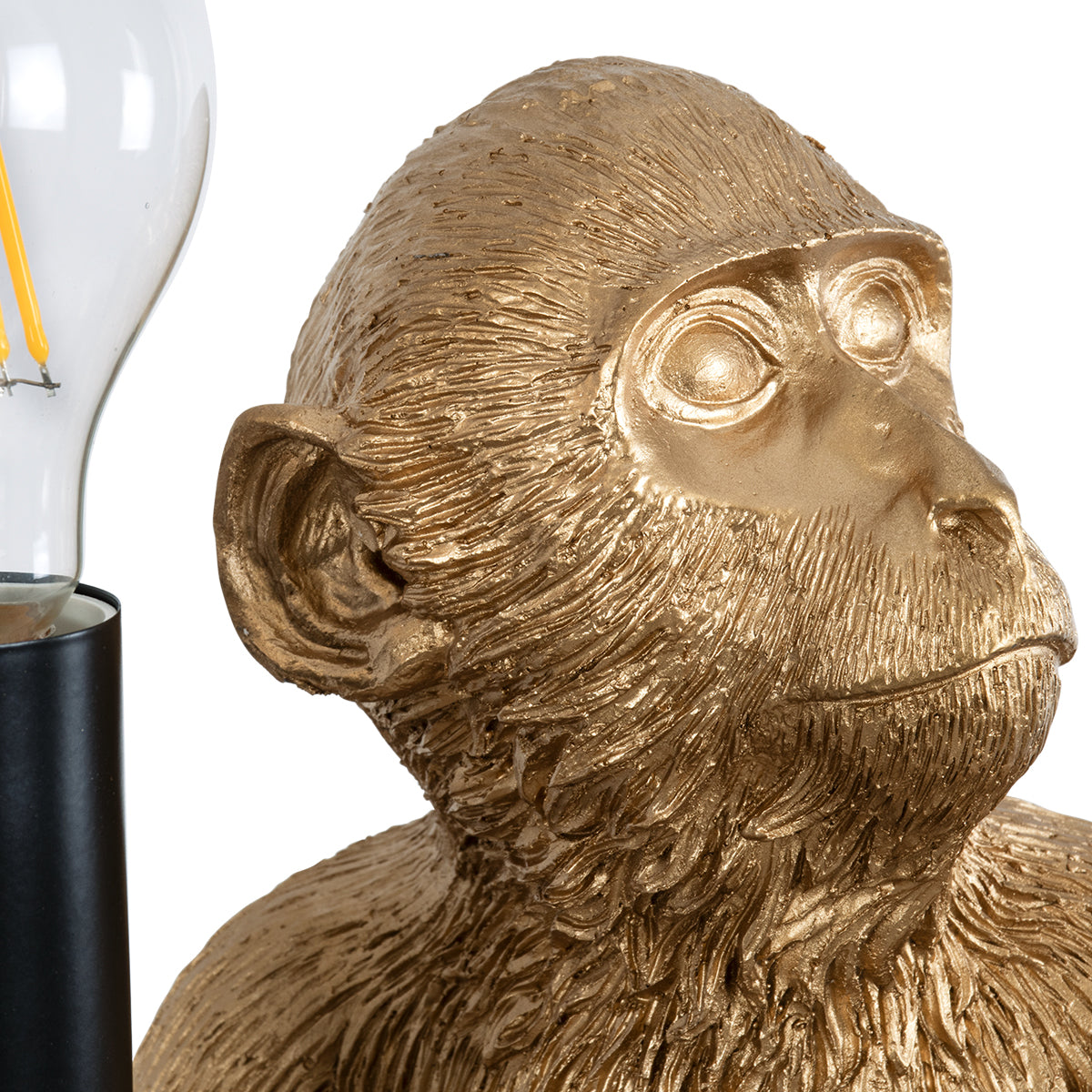 APES 01809 Μοντέρνο Επιτραπέζιο Φωτιστικό Πορτατίφ με Ντουί 1 x E27 AC 220-240V IP20 - Χρυσό - Μ30 x Π27 x Υ30