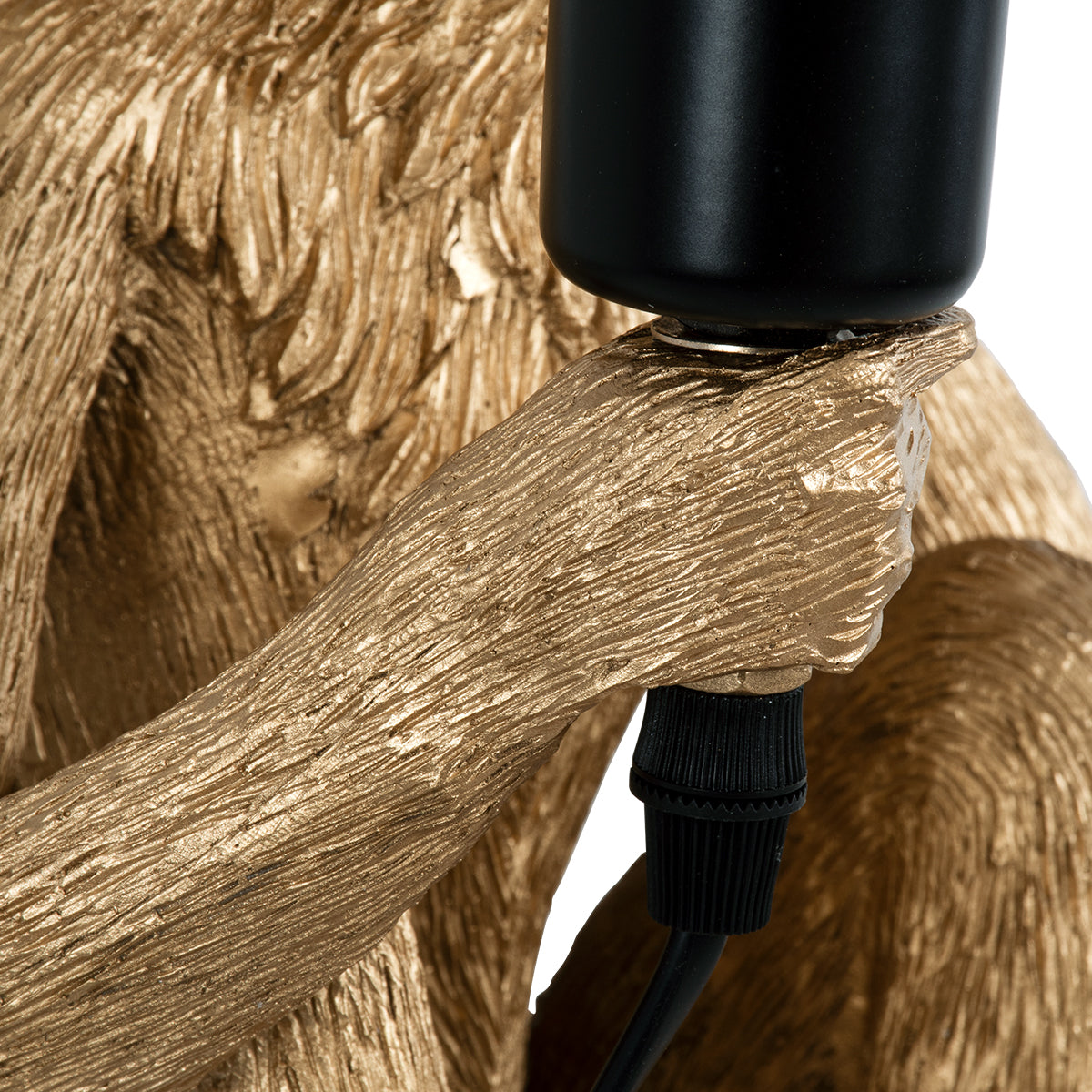 APES 01809 Μοντέρνο Επιτραπέζιο Φωτιστικό Πορτατίφ με Ντουί 1 x E27 AC 220-240V IP20 - Χρυσό - Μ30 x Π27 x Υ30