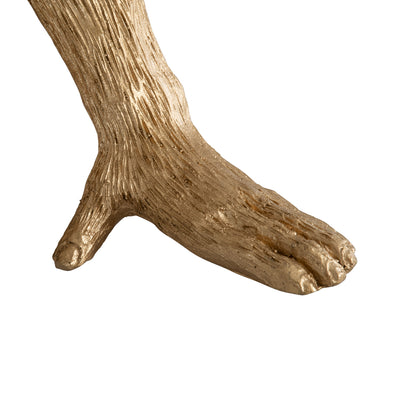 APES 01809 Μοντέρνο Επιτραπέζιο Φωτιστικό Πορτατίφ με Ντουί 1 x E27 AC 220-240V IP20 - Χρυσό - Μ30 x Π27 x Υ30