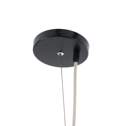 KENTUCKY 01883 Vintage Κρεμαστό Φωτιστικό Οροφής Μονόφωτο 1 x E27 AC220-240V IP20 - Φ60 x Υ90cm - Μπεζ Εκρού Μεταλλικό Πλέγμα