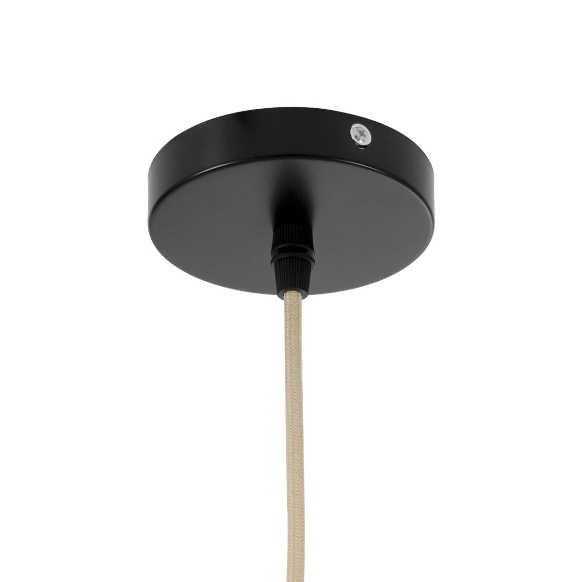 KENTUCKY 01892 Vintage Κρεμαστό Φωτιστικό Πλέγμα Μονόφωτο 1 x E27 IP20 Λευκό Μέταλλο - Μ60 x Π60 x Υ52cm