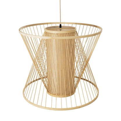 HIBISCUS 01925 Boho Κρεμαστό Φωτιστικό Οροφής με Ντουί 1 x E27 AC 220-240V IP20 - Μπεζ - Μ60 x Π60 x Υ50