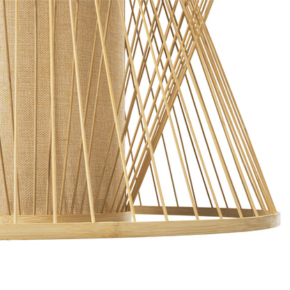 HIBISCUS 01925 Boho Κρεμαστό Φωτιστικό Οροφής με Ντουί 1 x E27 AC 220-240V IP20 - Μπεζ - Μ60 x Π60 x Υ50