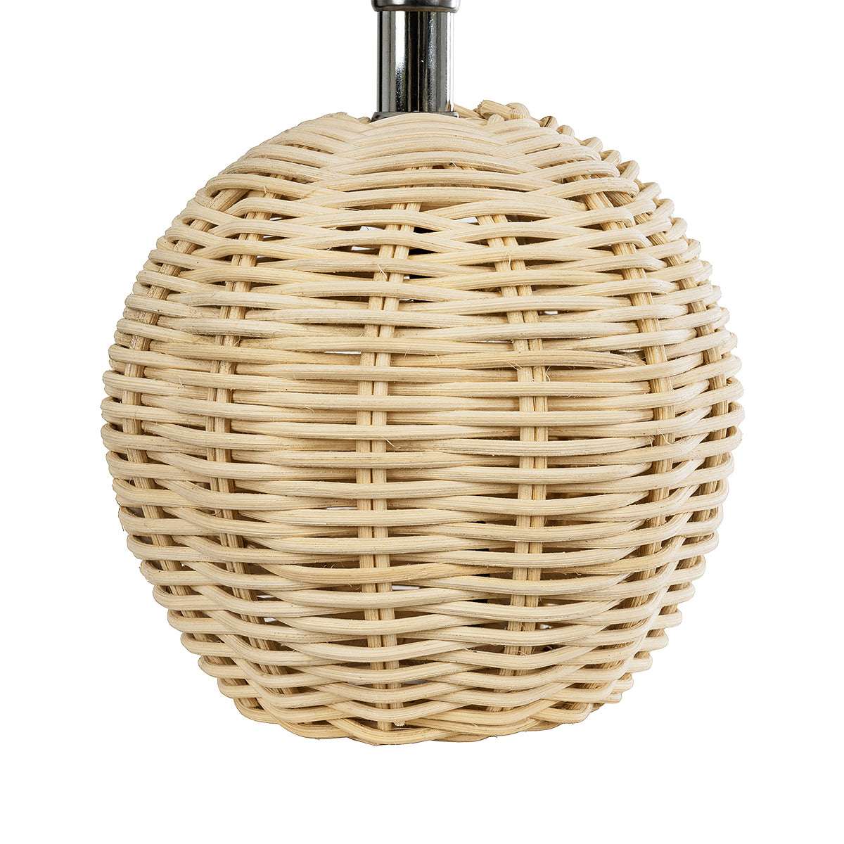 HASUMI 01957 Boho Επιτραπέζιο Φωτιστικό Πορτατίφ με Ντουί 1 x E27 AC 220-240V IP20 - Μπεζ & Λευκό - Μ19 x Π19 x Υ30