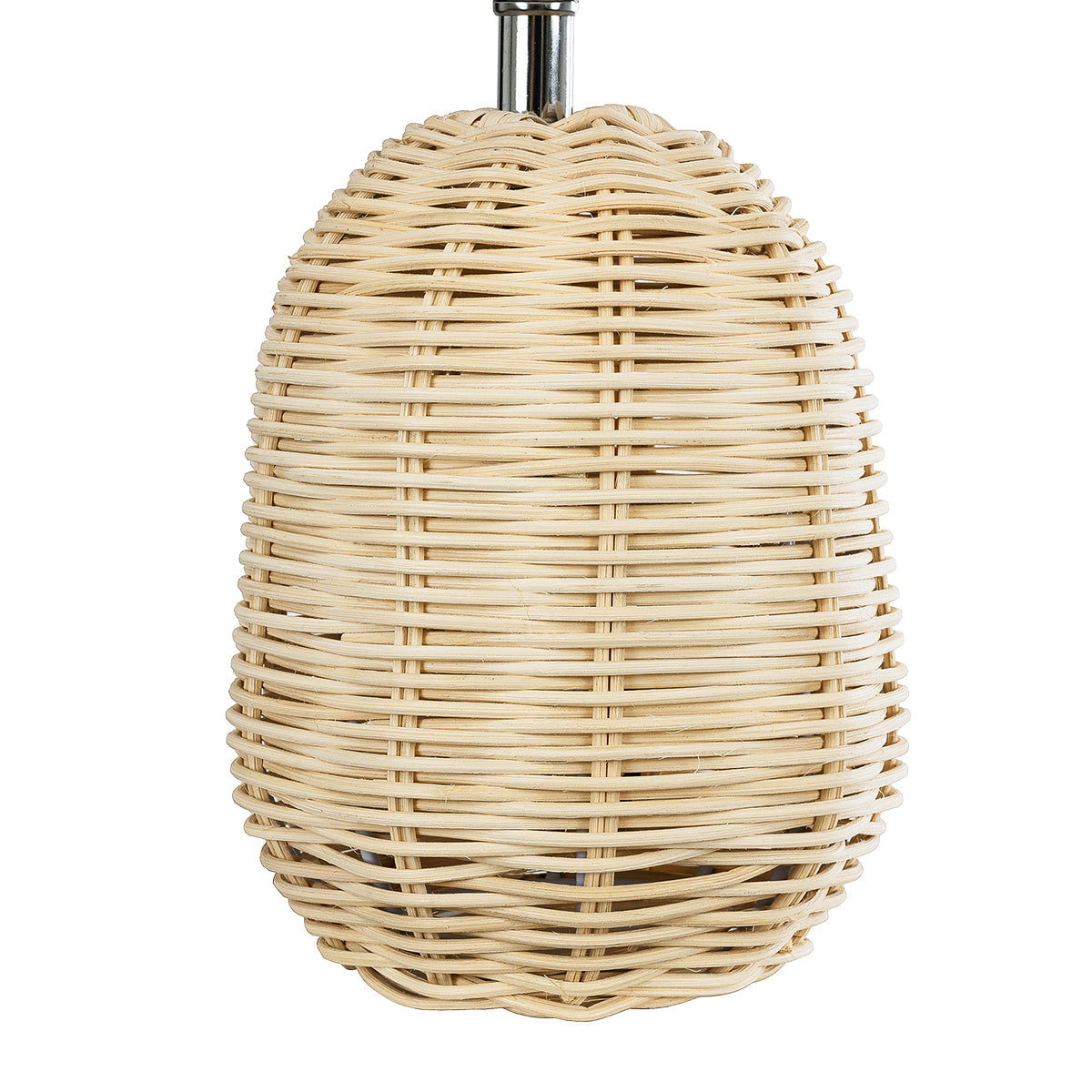 HASUMI 01958 Boho Επιτραπέζιο Φωτιστικό Πορτατίφ με Ντουί 1 x E27 AC 220-240V IP20 - Μπεζ & Λευκό - Μ18 x Π18 x Υ36