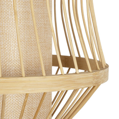 TULUM 01971 Boho Wall Light - Sconce with 1 x E27 AC 220-240V IP20 Socket - Beige - L24 x W32 x H55