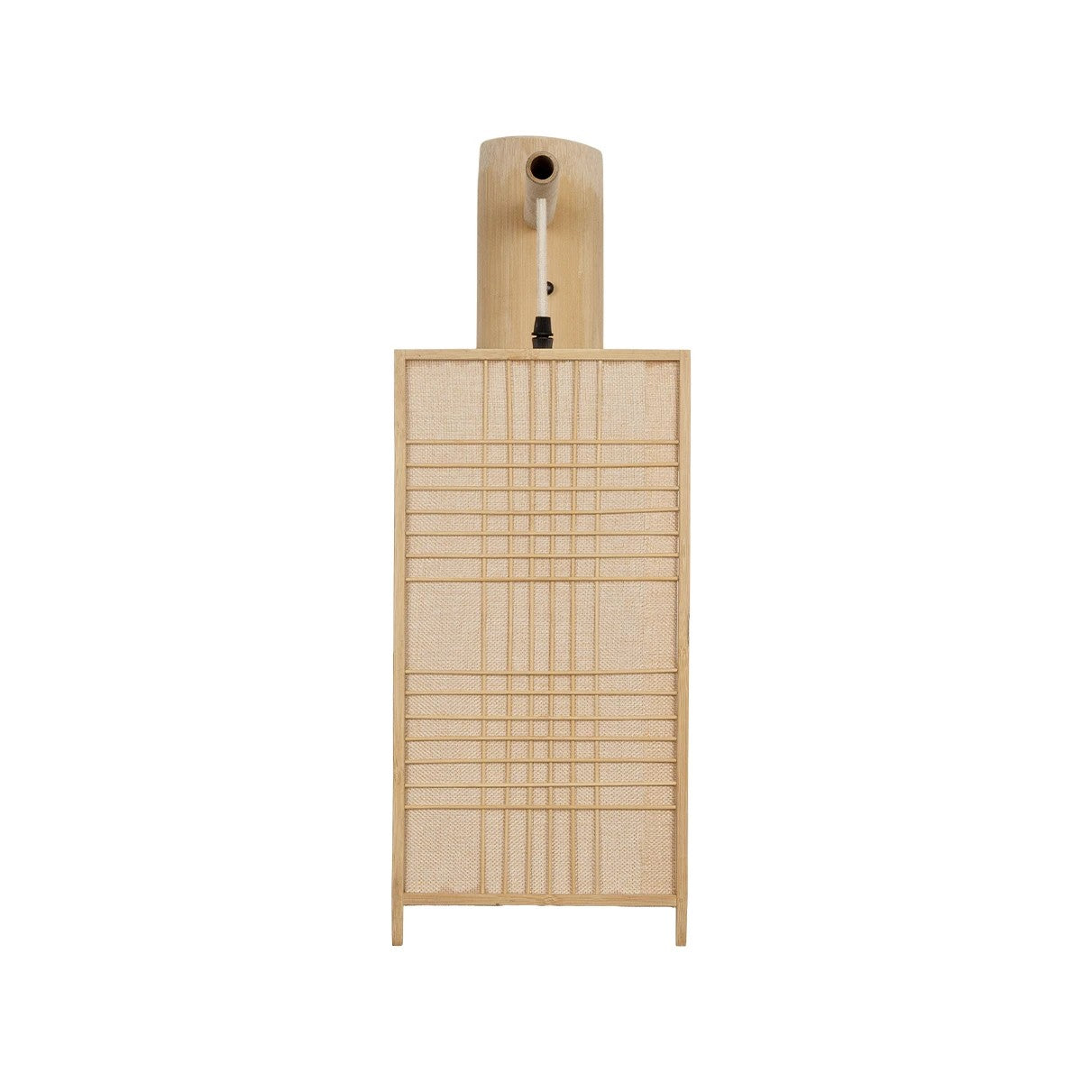 KOMO 01976 Boho Wall Light - Sconce with 1 x E27 AC 220-240V IP20 Socket - Beige - L20 x W30 x H60