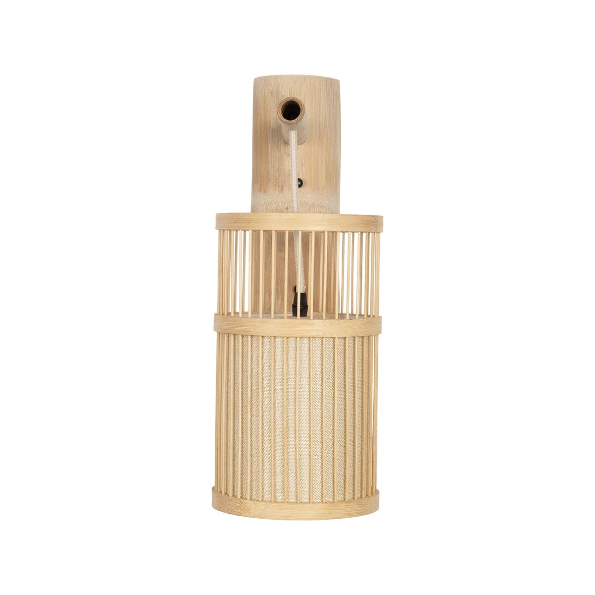 TULUM 01978 Boho Wall Light - Sconce with 1 x E27 AC 220-240V IP20 Socket - Beige - L16 x W26.5 x H47