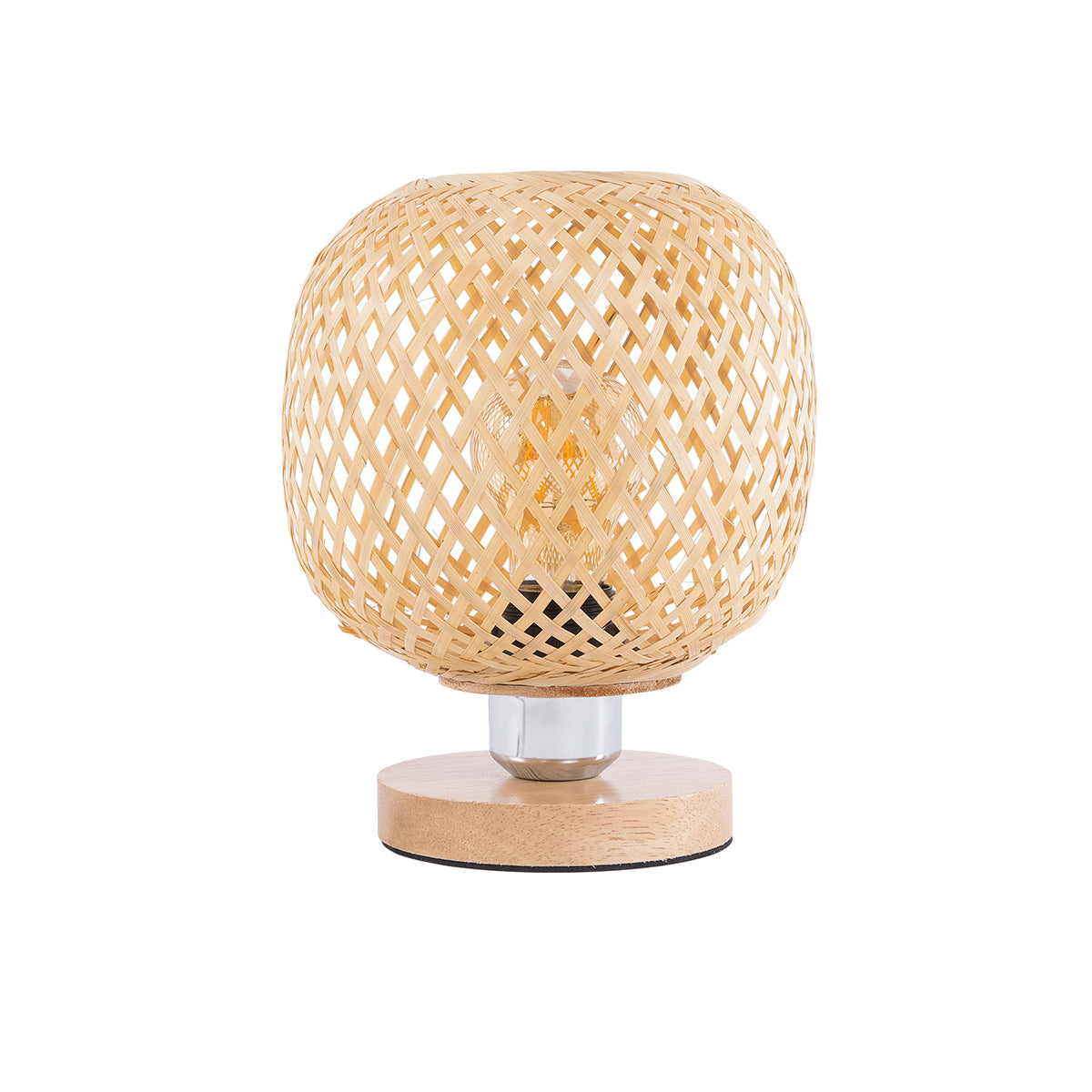 KERRY 01981 Boho Επιτραπέζιο Φωτιστικό Πορτατίφ με Ντουί 1 x E27 AC 220-240V IP20 - Μπεζ - Μ18 x Π18 x Υ25