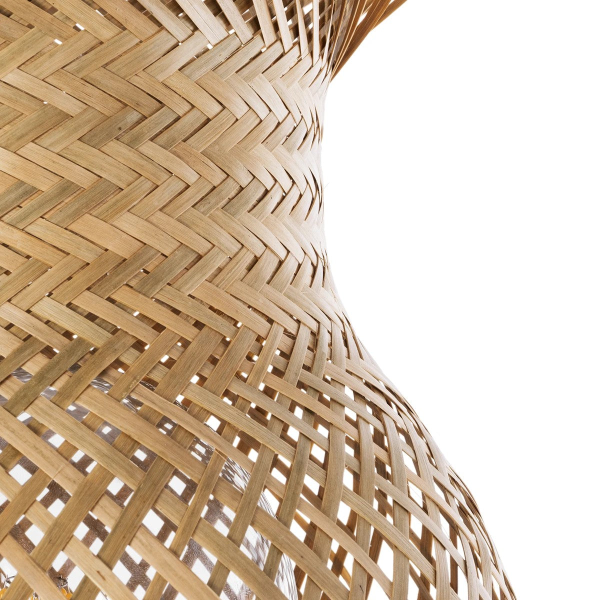 POPPY 01984 Boho Επιδαπέδιο Φωτιστικό Μονόφωτο 1 x E27 IP20 Μπεζ Ξύλο - Μ58 x Π58 x Υ168cm