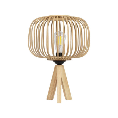CHORD 01990 Boho Table Lamp with 1 x E27 AC 220-240V IP20 - Beige - L31 x W31 x H43