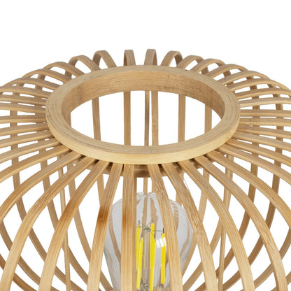 CHORD 01990 Boho Table Lamp with 1 x E27 AC 220-240V IP20 - Beige - L31 x W31 x H43
