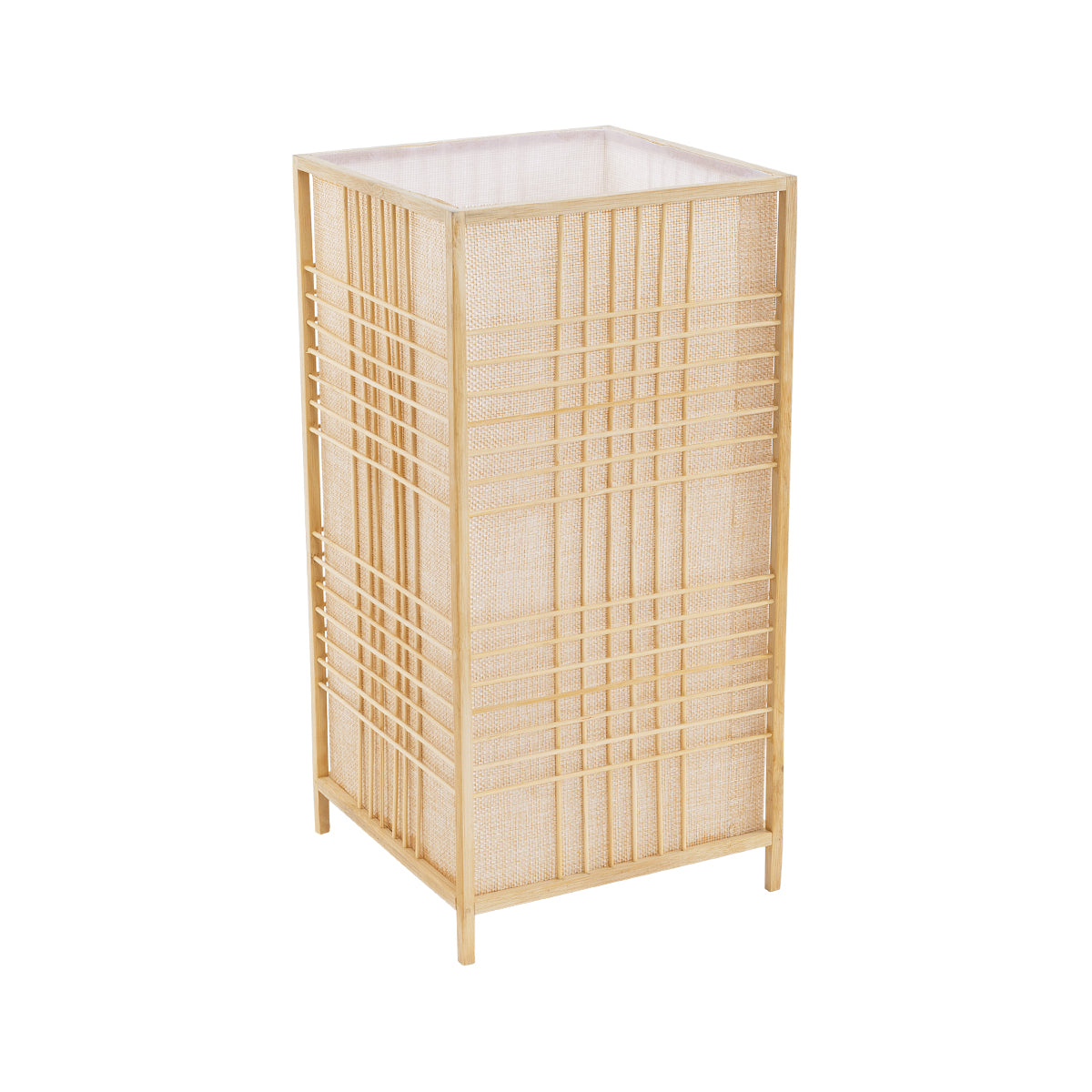 JUNIE 01997 Boho Επιδαπέδιο Φωτιστικό Πορτατίφ με Ντουί 1 x E27 AC 220-240V IP20 - Μπεζ - Μ20 x Π20 x Υ40