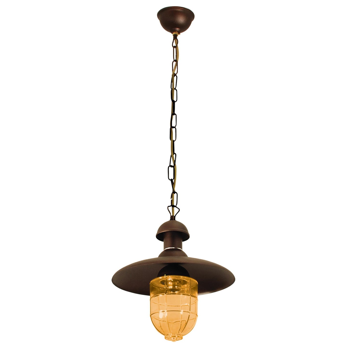 PDA 115 YL ΝΑΥΤΙΚΟ ΜΕΓΑΛΟ ΣΚΟΥΡΙΑ ΜΕΛΙ ΓΥΑΛΙ 1xΕ27 Φ27x110