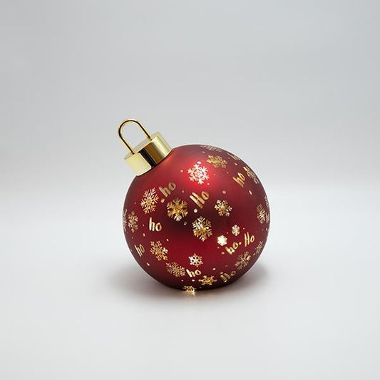 ΦΩΤΙΖΟΜΕΝΗ ΜΠΑΛΑ ΚΟΚΚΙΝΗ ΜΕ ΧΙΟΝΟΝΙΦΑΔΕΣ 15x18εκ