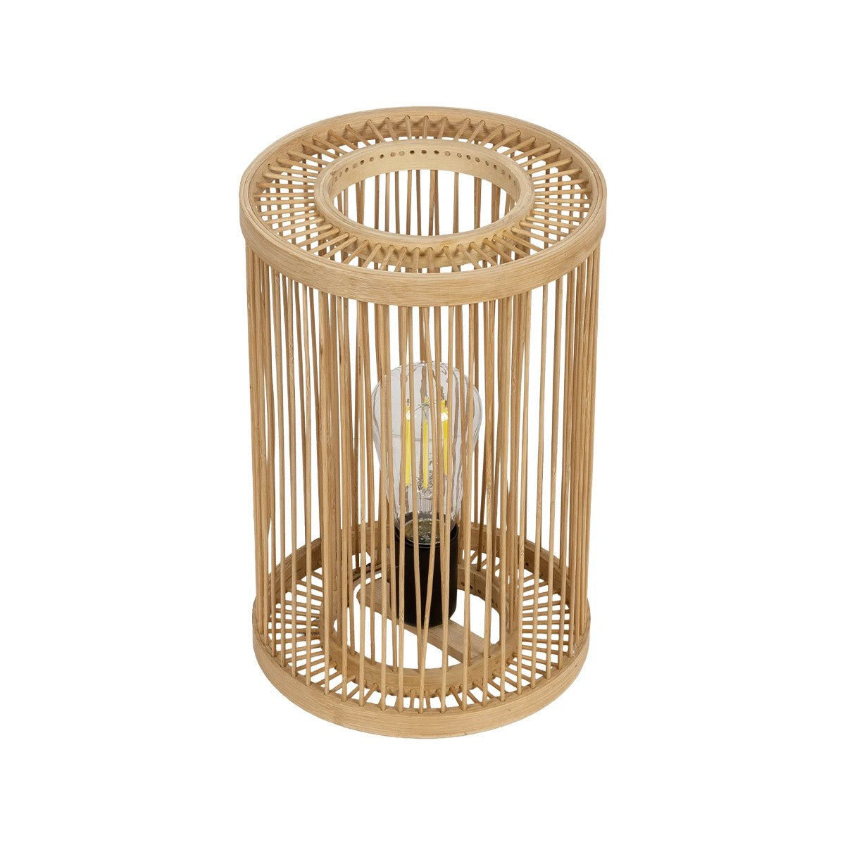 NOMAD 02000 Boho Table Lamp Portable with Socket 1 x E27 AC 220-240V IP20 - Beige - L20 x W20 x H30