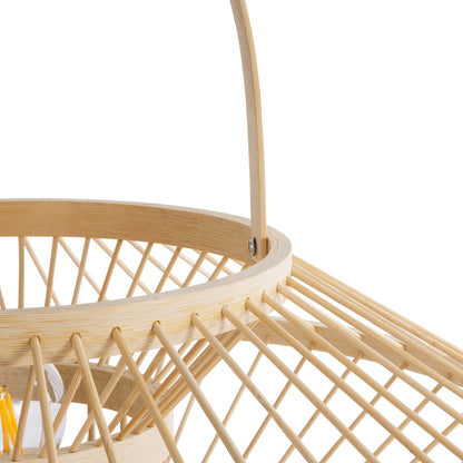 SORENIA 02005 Boho Επιδαπέδιο Φωτιστικό με Ντουί 1 x E27 AC 220-240V IP20 - Μπεζ - Μ50 x Π50 x Υ18