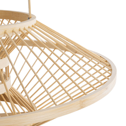 SORENIA 02005 Boho Επιδαπέδιο Φωτιστικό με Ντουί 1 x E27 AC 220-240V IP20 - Μπεζ - Μ50 x Π50 x Υ18