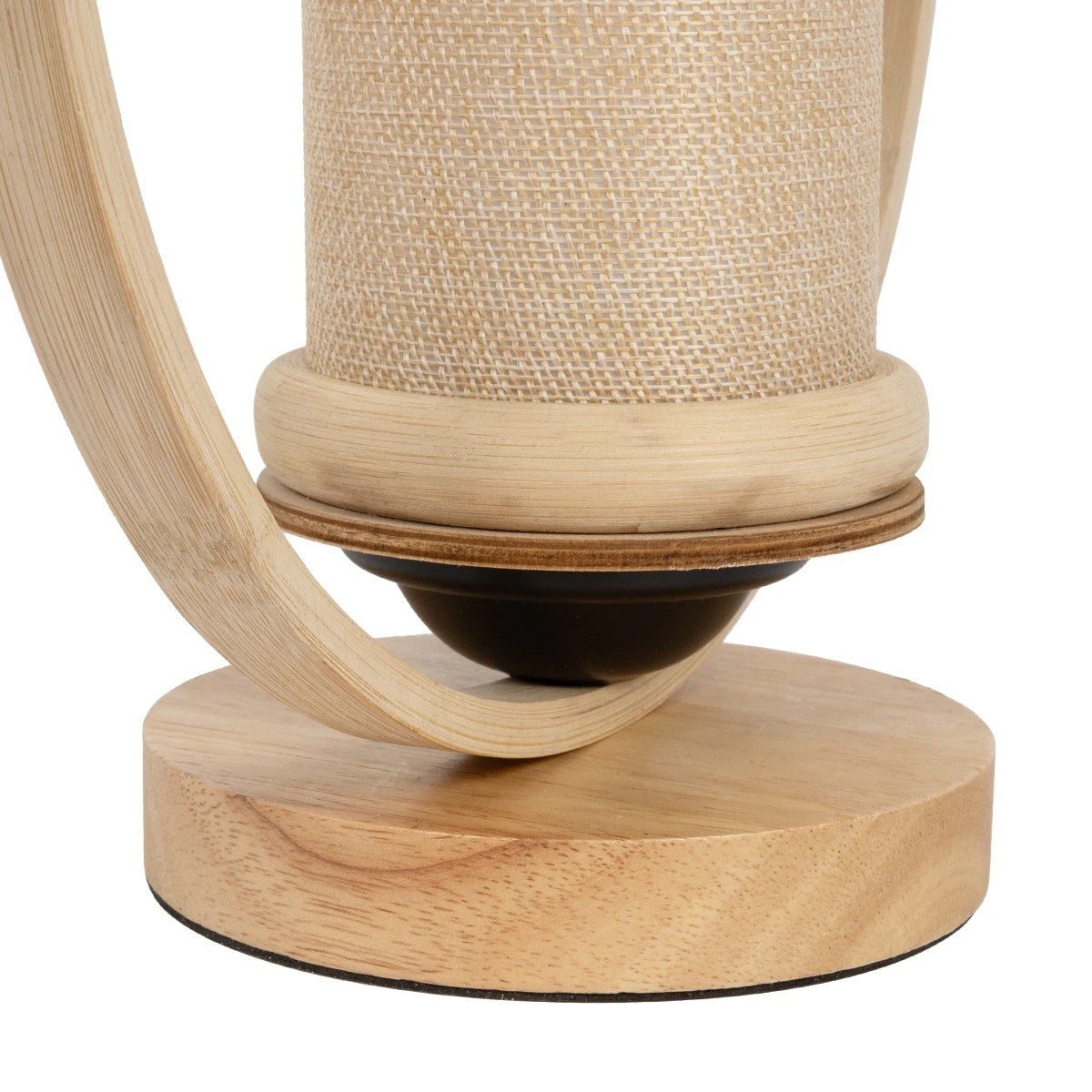 TULUMKO 02007 Boho Table Lamp Portable with Socket 1 x E27 AC 220-240V IP20 - Beige - L30 x W12 x H32