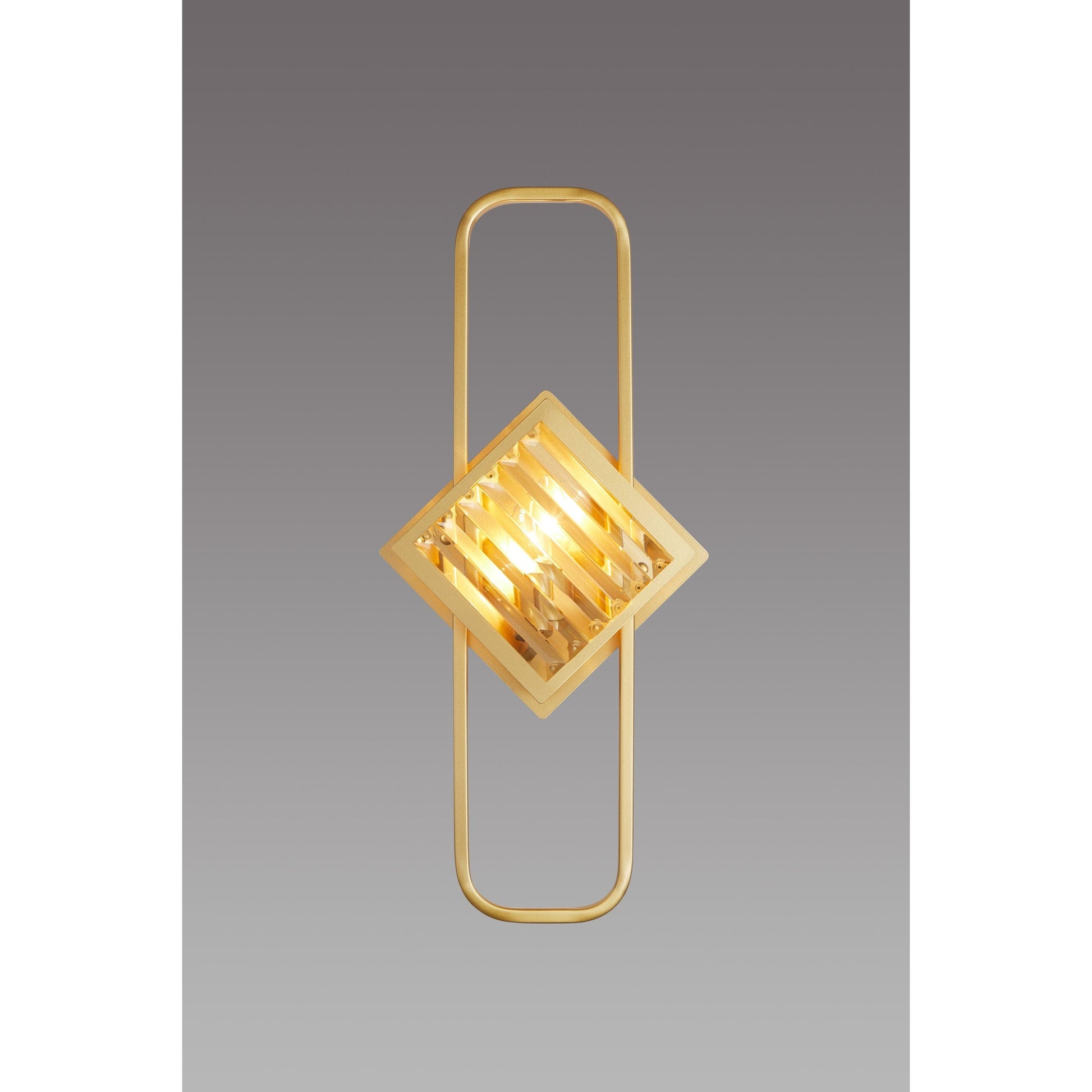 WLC 2473 ΑΠΛΙΚΑ ΧΡΥΣΗ ΠΑΡΑΛ/ΜΗ ΜΕ ΤΕΤΡΑΓΩΝΟ ΠΛΑΙΣΙΟ ΚΡΥΣΤΑΛΛΟ 2xΕ14 28x8x58