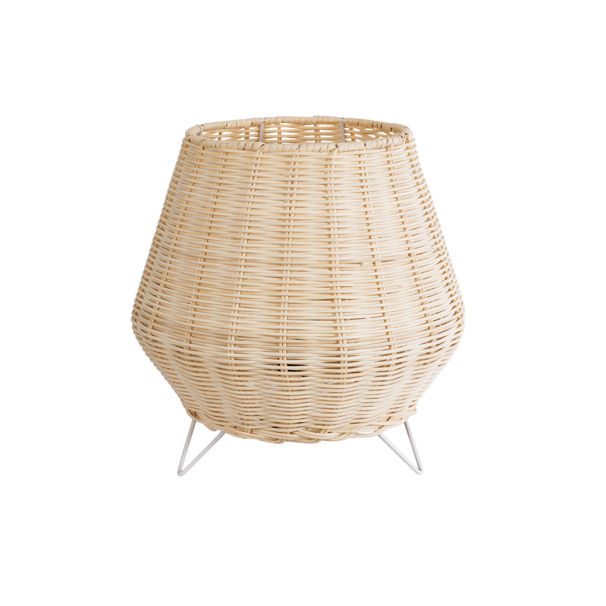 BOLSON 02010 Boho Επιδαπέδιο Φωτιστικό με Ντουί 1 x E27 AC 220-240V IP20 - Μπεζ & Λευκό - Μ30 x Π30 x Υ30