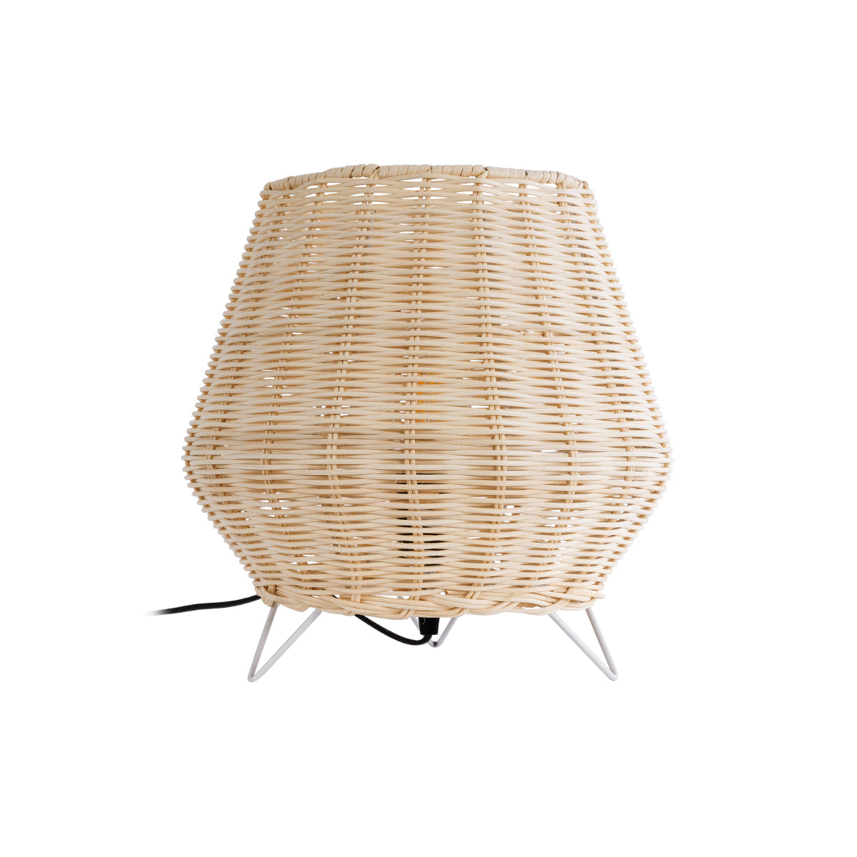 BOLSON 02010 Boho Επιδαπέδιο Φωτιστικό με Ντουί 1 x E27 AC 220-240V IP20 - Μπεζ & Λευκό - Μ30 x Π30 x Υ30