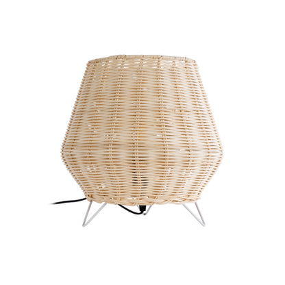 BOLSON 02010 Boho Επιδαπέδιο Φωτιστικό με Ντουί 1 x E27 AC 220-240V IP20 - Μπεζ & Λευκό - Μ30 x Π30 x Υ30