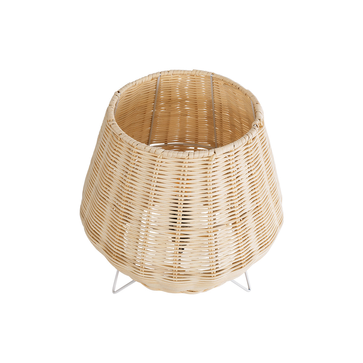 BOLSON 02010 Boho Επιδαπέδιο Φωτιστικό με Ντουί 1 x E27 AC 220-240V IP20 - Μπεζ & Λευκό - Μ30 x Π30 x Υ30