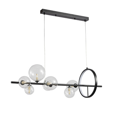 PDC 2049-7 ΡΑΓΑ ΜΑΥΡΗ ΜΕ LED KAI G9 ΓΛΟΜΠΟΥΣ ΔΙΑΦΑΝΟΥΣ 90x28x120