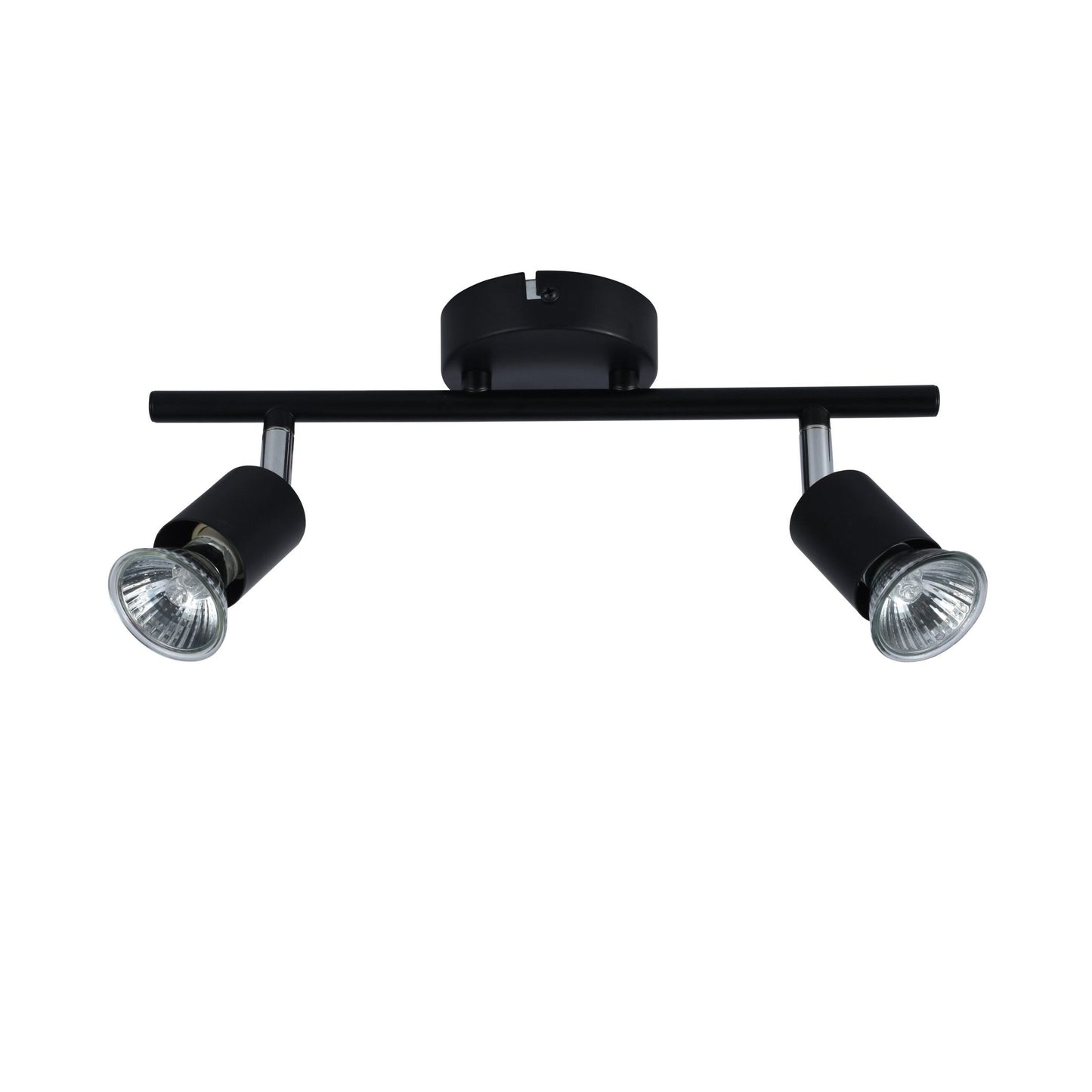 WLC 5215-2 ΒΚ ΣΠΟΤ ΡΑΓΑ 2/Φ ΜΑΥΡΟ 2xGU10 9x32x13