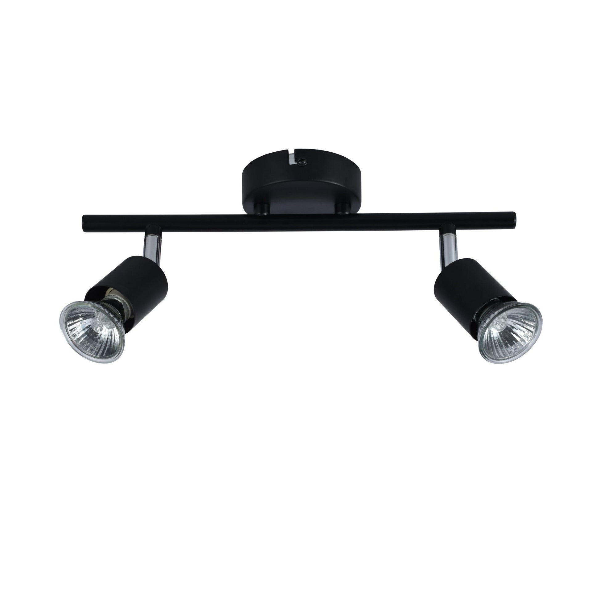 WLC 5215-2 ΒΚ ΣΠΟΤ ΡΑΓΑ 2/Φ ΜΑΥΡΟ 2xGU10 9x32x13