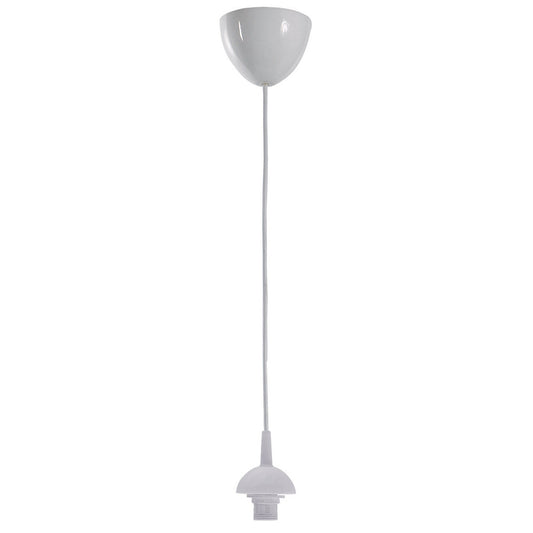 SPC 310 WH ΑΝΑΡΤΗΣΗ E14 ΛΕΥΚΗ ΠΛΑΣΤΙΚΗ ΡΟΔΕΛΑ Φ10x90