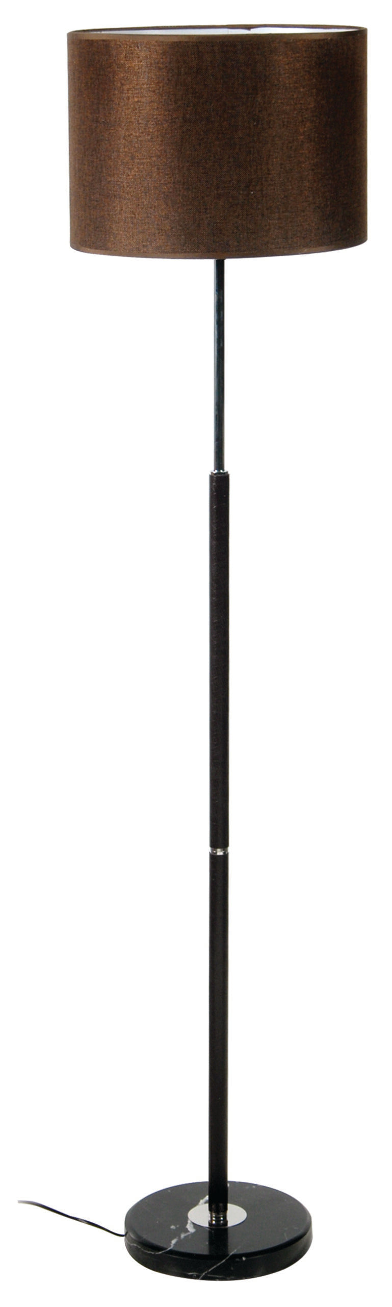 FLC 807 BW ΔΑΠΕΔΟΥ ΣΩΛΗΝΑΣ ΔΕΡΜΑΤΙΝΗ ΕΠΕΝΔΥΣΗ ΜΑΡΜΑΡΙΝΗ ΒΑΣΗ 1xΕ27 Φ37x162