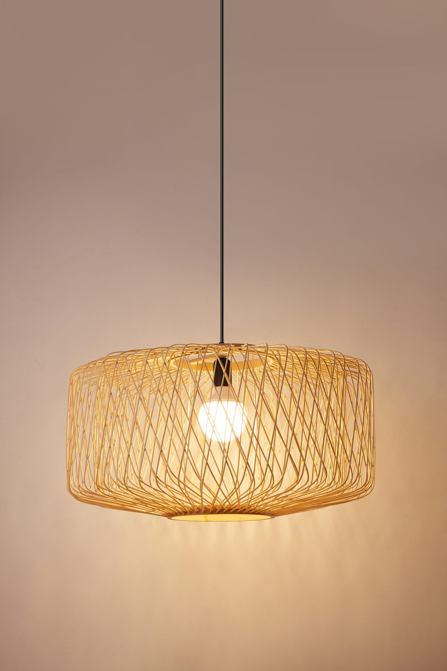 PDC 6822-60 1/Φ ΜΠΑΜΠΟΥ ΦΥΣΙΚΟ ΧΡΩΜΑ ΔΟΡΥΦΟΡΟΣ 1xΕ27 Φ60x(33-113)