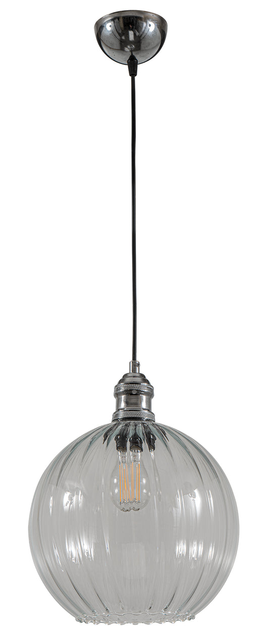 PDT 1457 TR # 1/Φ ΓΥΑΛΙΝΟ ΜΠΑΛΑ ΚΟΦΤΟ ΔΙΑΦΑΝΟ 1xΕ27 Φ25x130