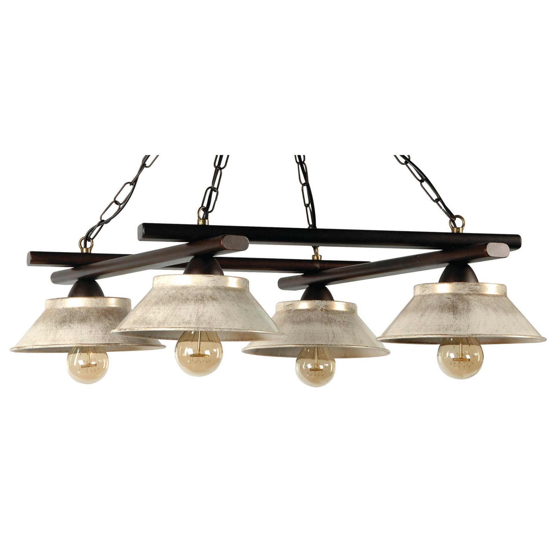 PDA 294-4 4/Φ ΤΕΤΡΑΓΩΝΟ ΣΚΟΥΡΙΑ ΠΙΑΤΑΚΙΑ ΕΚΡΟΥ ΧΡ. ΠΑΤΙΝΑ 4xΕ27 68x68x70