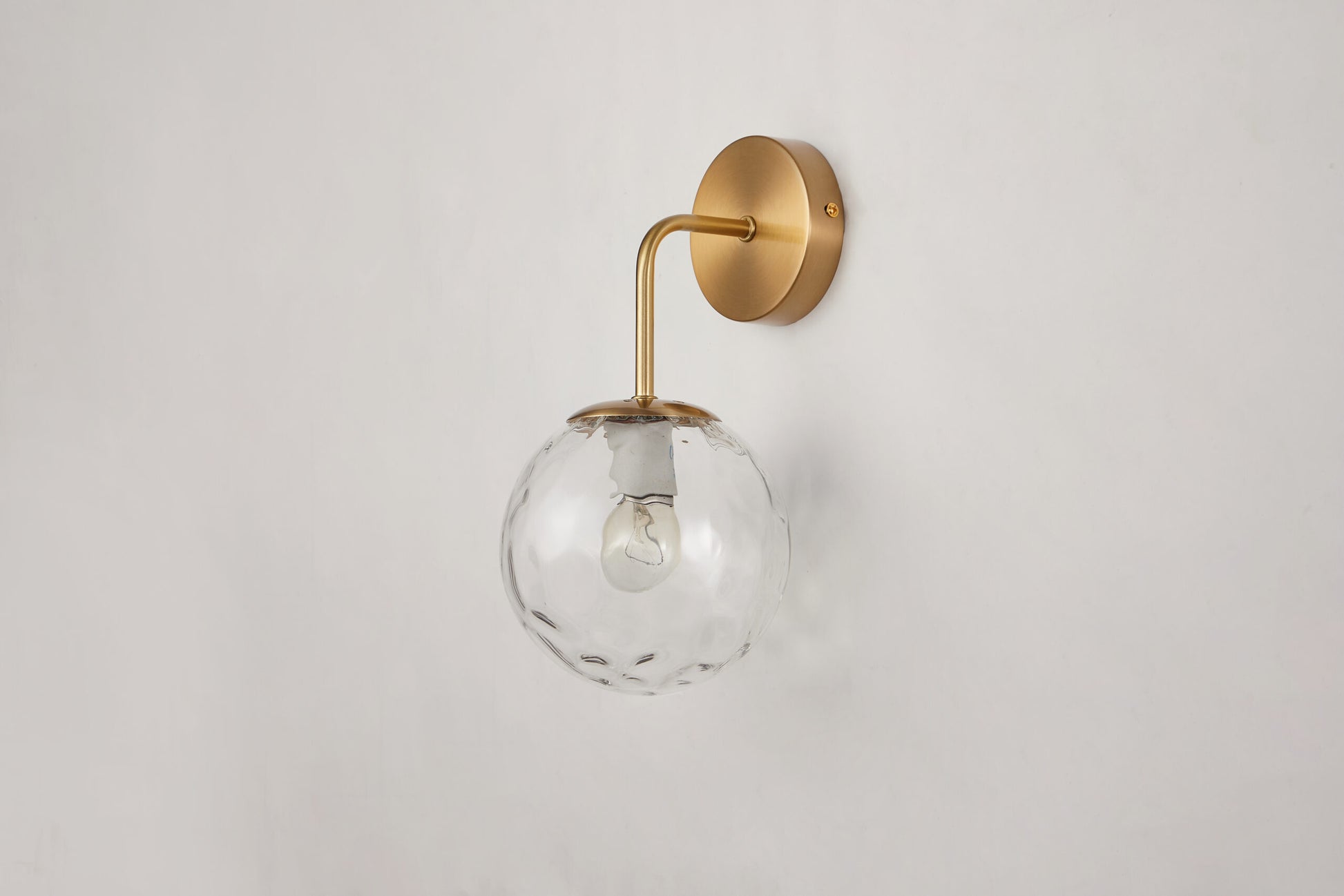 WLC 2476 ΑΠΛΙΚΑ ΜΠΡΑΤΣΟ ΓΩΝΙΑ - ΓΥΑΛΙ ΣΦΥΡΙΛΑΤΟ 1xE27 Φ15x20x30