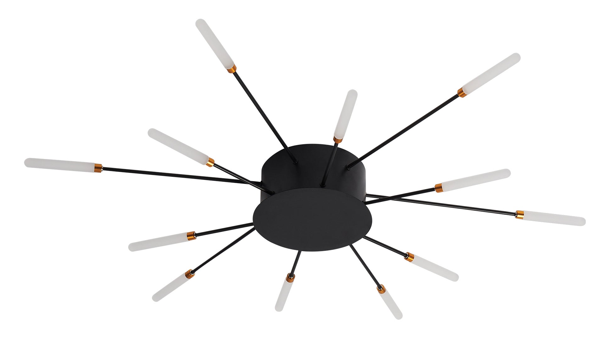 CCC 709-12 # LED ΟΡΟΦΗΣ ΜΑΥΡΟ ΑΚΤΙΝΕΣ Φ80x7