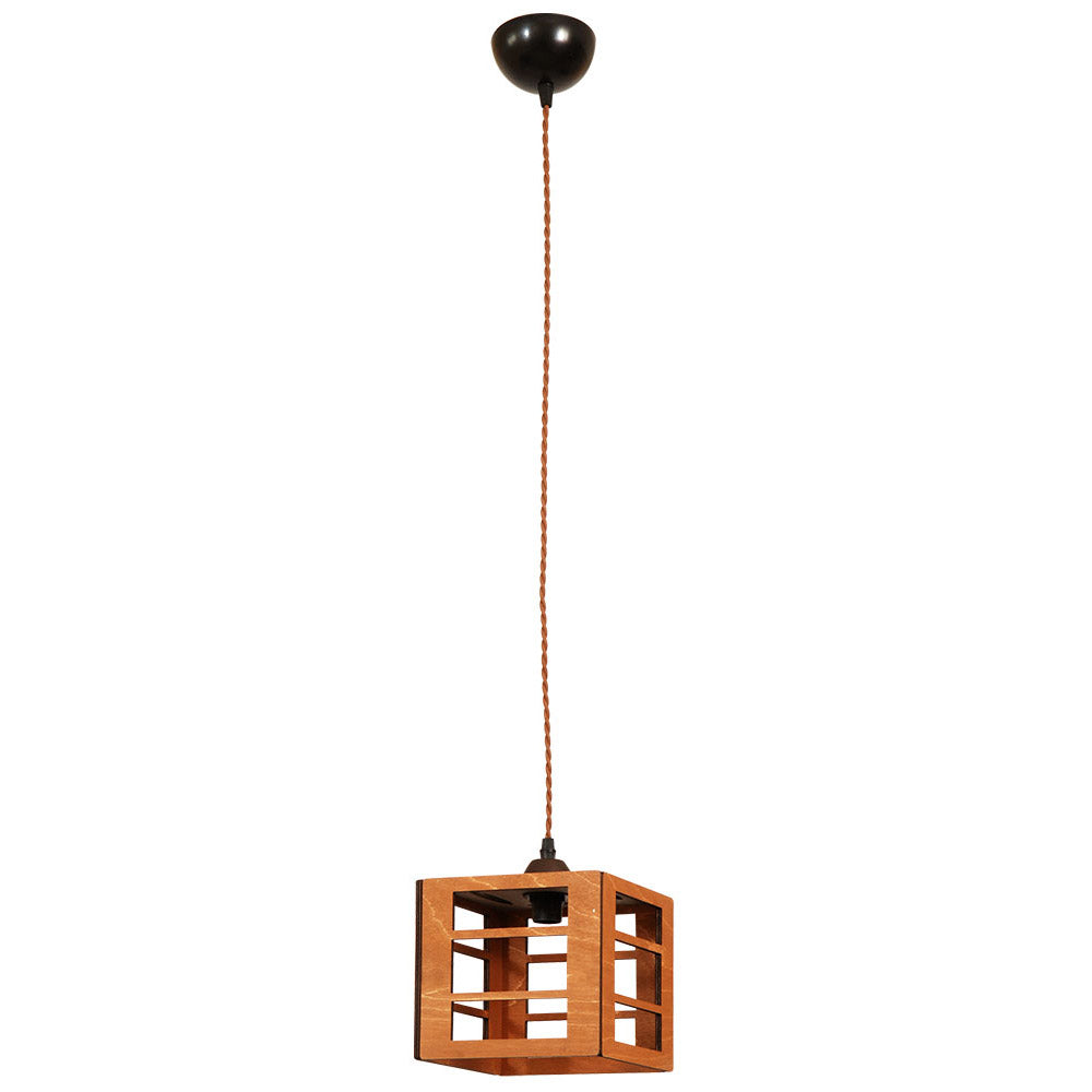 PDA 371-1 # 1/Φ ΞΥΛΟ ΚΥΒΟΣ ΚΑΦΕ 17.5x17.5x100