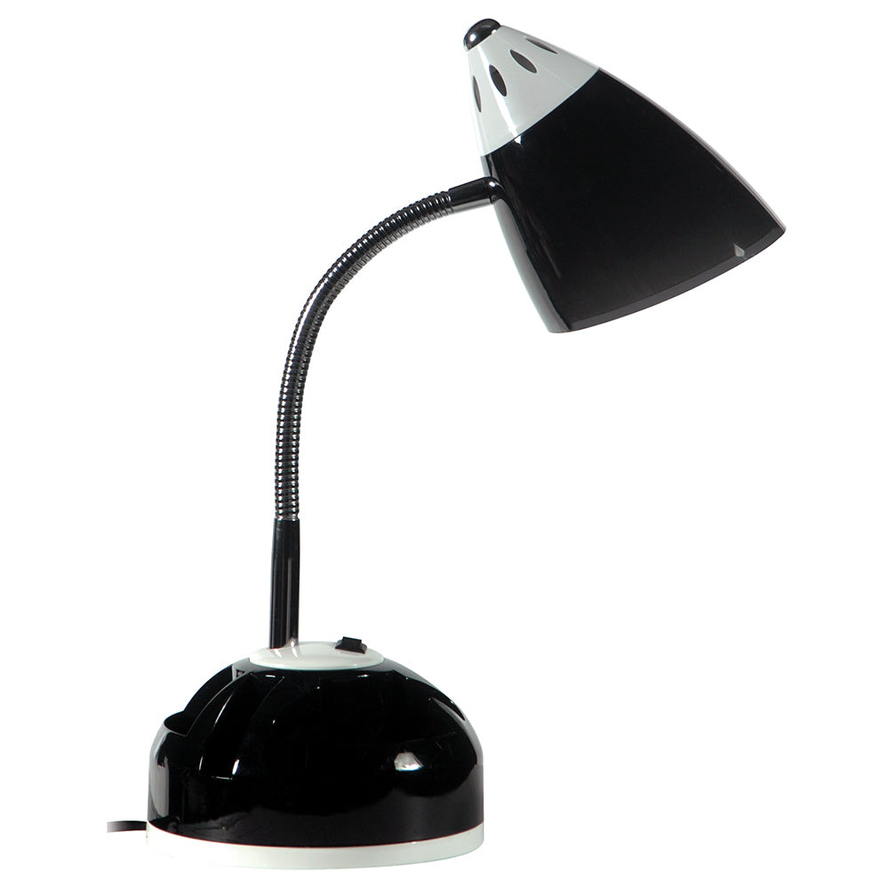 TLC 310 ΒΚ ΓΡΑΦΕΙΟΥ ΜΑΥΡΟ ΜΟΛΥΒΟΘΗΚΗ 1xE27 Φ16x49