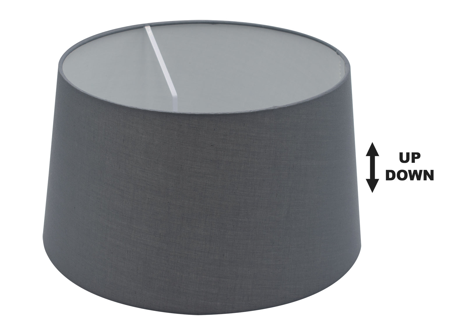 SPC 35 PT Ε14-Ε27 ΚΑΠΕΛΟ ΓΚΡΙ ΣΚΟΥΡΟ ΥΦΑΣΜΑ UP/DOWN Φ(30-35)x20