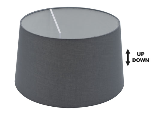 SPC 35 PT Ε14-Ε27 ΚΑΠΕΛΟ ΓΚΡΙ ΣΚΟΥΡΟ ΥΦΑΣΜΑ UP/DOWN Φ(30-35)x20